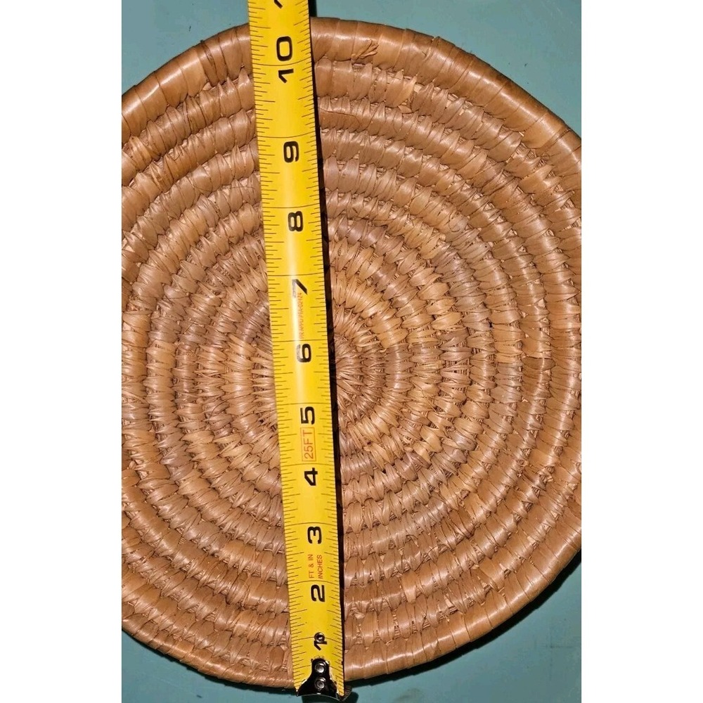 Sweet Grass Basket Artisan‎ Handmade Not Gullah Pristine 10.5" - Picture 4 of 5